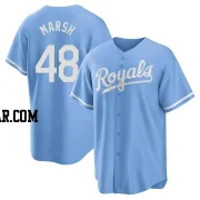 Alec Marsh Men's Kansas City Royals Light Blue Replica 2022 Alternate Jersey