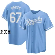 Alec Marsh Men's Kansas City Royals Light Blue Replica 2022 Alternate Jersey