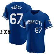 Alec Marsh Men's Kansas City Royals Royal Authentic 2022 Alternate Jersey