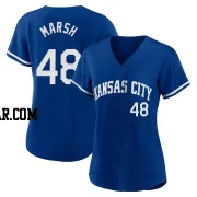 Alec Marsh Men's Kansas City Royals Royal Replica 2022 Alternate Jersey