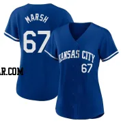 Alec Marsh Men's Kansas City Royals Royal Replica 2022 Alternate Jersey