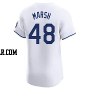 Alec Marsh Men's Kansas City Royals White Elite Home Jersey