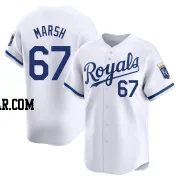 Alec Marsh Men's Kansas City Royals White Limited Home Jersey