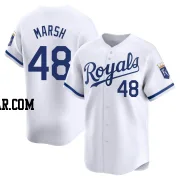 Alec Marsh Men's Kansas City Royals White Limited Home Jersey