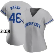 Alec Marsh Women's Kansas City Royals Gray Authentic 2022 Road Jersey