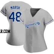 Alec Marsh Women's Kansas City Royals Gray Authentic Road Jersey