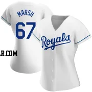 Alec Marsh Women's Kansas City Royals White Authentic Home Jersey