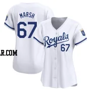 Alec Marsh Women's Kansas City Royals White Limited Home Jersey