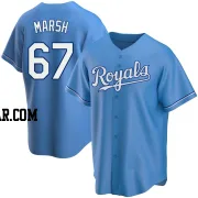 Alec Marsh Youth Kansas City Royals Light Blue Replica Alternate Jersey