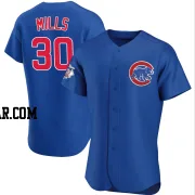 Alec Mills Men's Chicago Cubs Royal Authentic Alternate Jersey