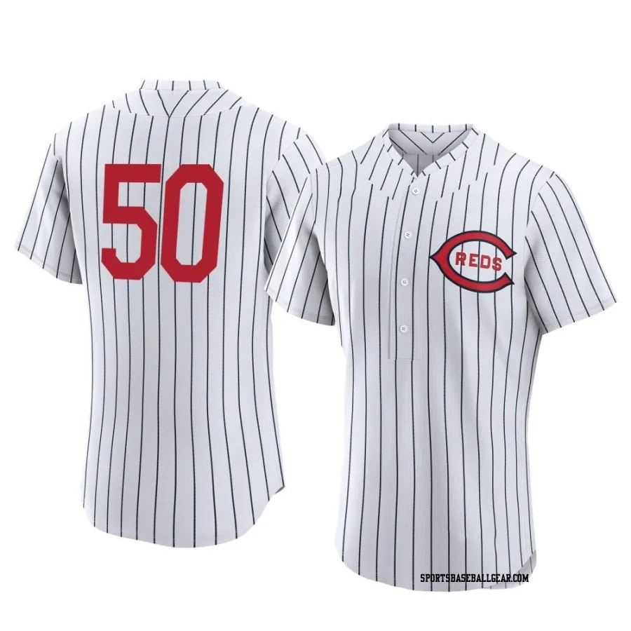 Alec Mills Men's Cincinnati Reds White Authentic 2022 Field Of Dreams Jersey