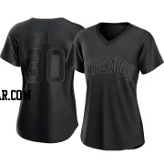 Alec Mills Women's Chicago Cubs Black Authentic Pitch Fashion Jersey