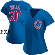 Alec Mills Women's Chicago Cubs Royal Authentic Alternate Jersey