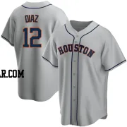 Aledmys Diaz Men's Houston Astros Gray Replica Road Jersey