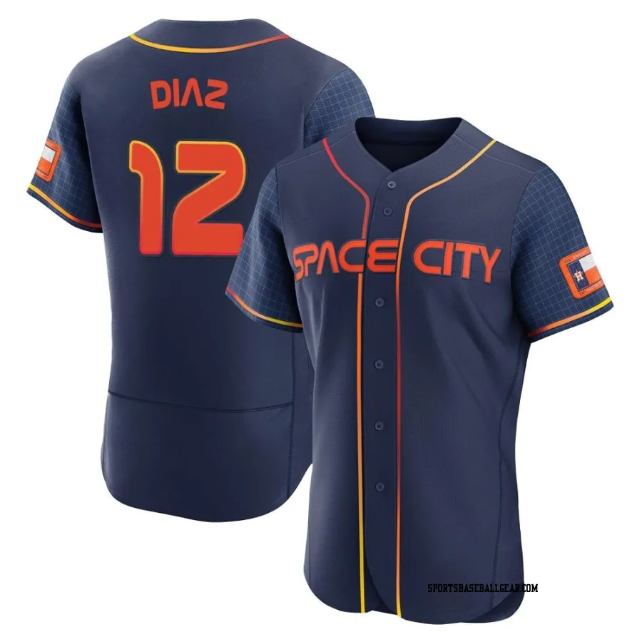 Aledmys Diaz Men's Houston Astros Navy Authentic 2022 City Connect Jersey