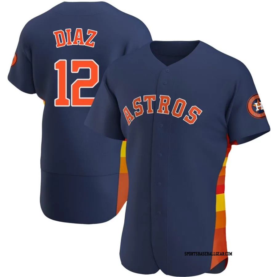 Aledmys Diaz Men's Houston Astros Navy Authentic Alternate Jersey