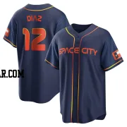 Aledmys Diaz Men's Houston Astros Navy Replica 2022 City Connect Jersey