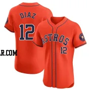 Aledmys Diaz Men's Houston Astros Orange Elite Alternate Vapor Premier Jersey