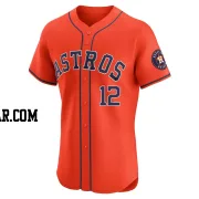 Aledmys Diaz Men's Houston Astros Orange Elite Alternate Vapor Premier Jersey