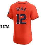 Aledmys Diaz Men's Houston Astros Orange Elite Alternate Vapor Premier Jersey