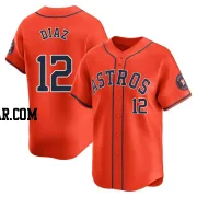 Aledmys Diaz Men's Houston Astros Orange Limited Alternate Jersey