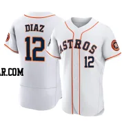 Aledmys Diaz Men's Houston Astros White Authentic 2022 World Series Home Jersey