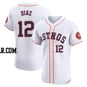 Aledmys Diaz Men's Houston Astros White Elite Home Jersey