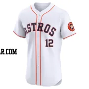 Aledmys Diaz Men's Houston Astros White Elite Home Jersey