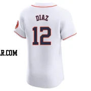 Aledmys Diaz Men's Houston Astros White Elite Home Jersey