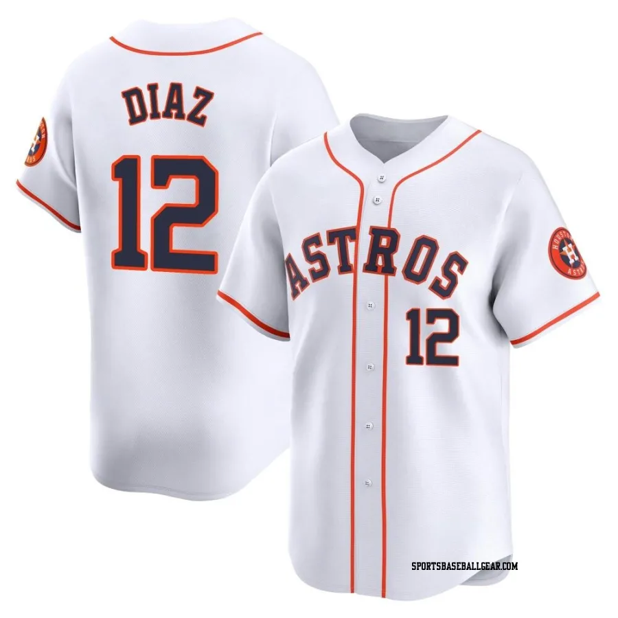 Aledmys Diaz Men's Houston Astros White Limited Home Jersey