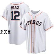 Aledmys Diaz Men's Houston Astros White Replica 2022 World Series Champions Home Jersey