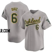 Aledmys Diaz Men's Oakland Athletics Gray Limited Away Jersey