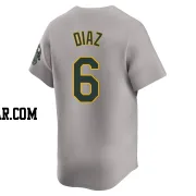 Aledmys Diaz Men's Oakland Athletics Gray Limited Away Jersey