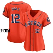 Aledmys Diaz Women's Houston Astros Orange Limited Alternate Jersey