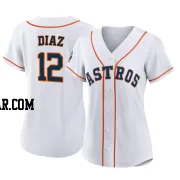 Aledmys Diaz Women's Houston Astros White Authentic 2022 World Series Home Jersey