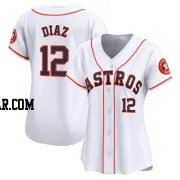 Aledmys Diaz Women's Houston Astros White Limited Home Jersey