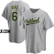 Aledmys Diaz Youth Oakland Athletics Gray Replica Road Jersey