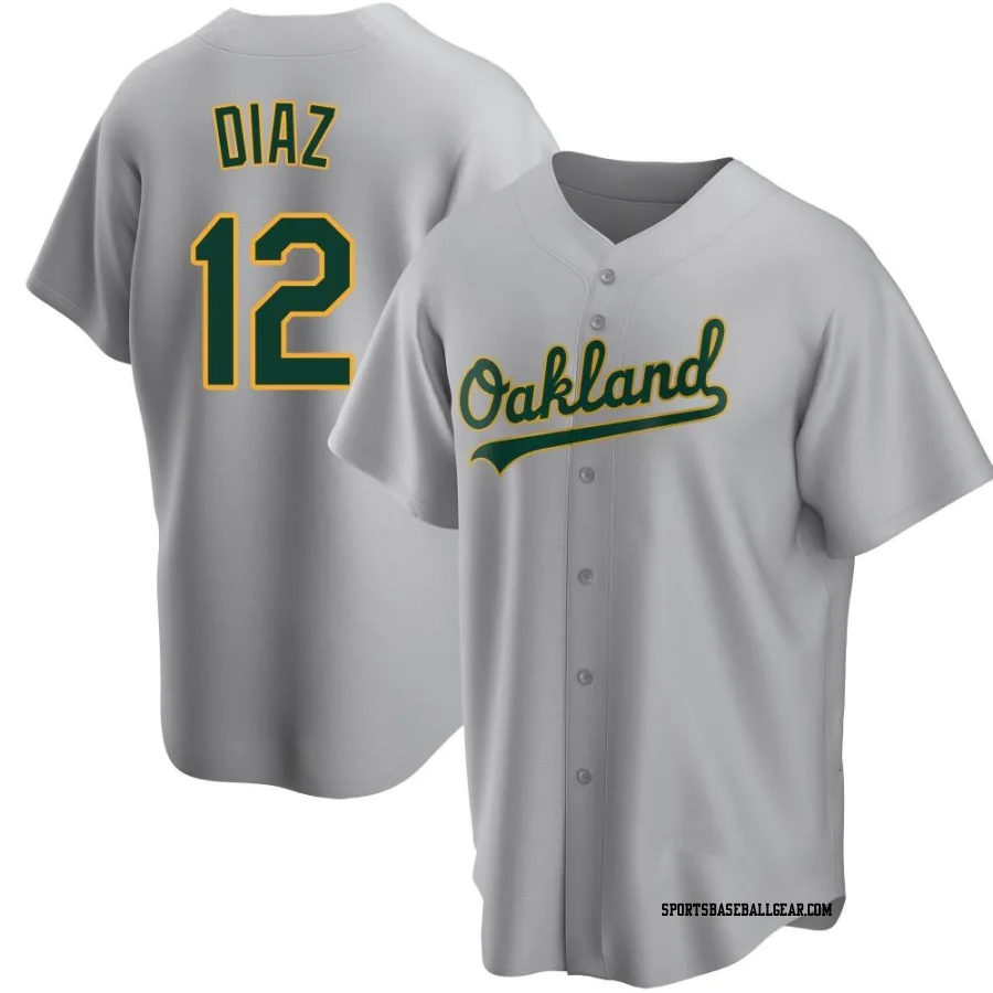 Aledmys Diaz Youth Oakland Athletics Gray Replica Road Jersey