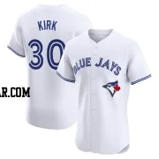 Alejandro Kirk Men's Toronto Blue Jays White Elite Home Jersey