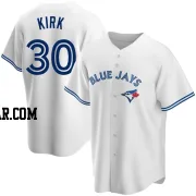 Alejandro Kirk Men's Toronto Blue Jays White Replica Home Jersey