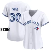 Alejandro Kirk Women's Toronto Blue Jays White Limited Home Jersey