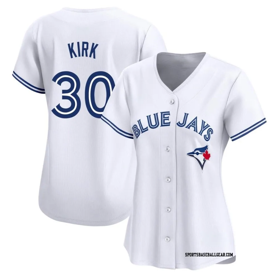 Alejandro Kirk Women's Toronto Blue Jays White Limited Home Jersey