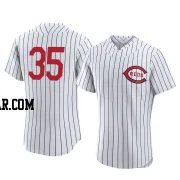 Alejo Lopez Men's Cincinnati Reds White Authentic 2022 Field Of Dreams Jersey