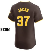 Alek Jacob Men's San Diego Padres Brown Elite Road Vapor Premier Jersey