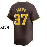 Alek Jacob Men's San Diego Padres Brown Limited Away Jersey