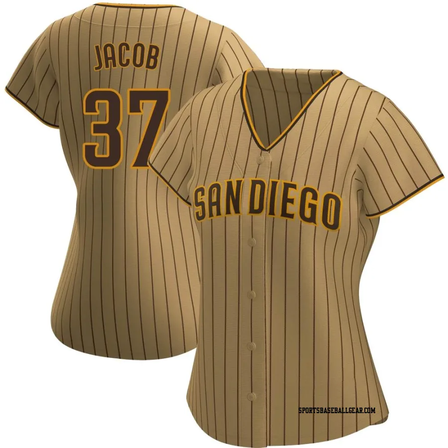 Alek Jacob Women's San Diego Padres Tan/Brown Authentic Alternate Jersey