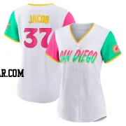 Alek Jacob Women's San Diego Padres White Replica 2022 City Connect Jersey