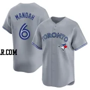 Alek Manoah Men's Toronto Blue Jays Gray Limited Away Jersey