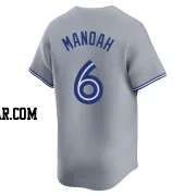 Alek Manoah Men's Toronto Blue Jays Gray Limited Away Jersey