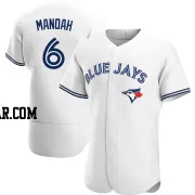 Alek Manoah Men's Toronto Blue Jays White Authentic Home Jersey